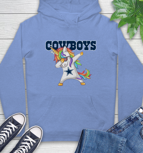 Dallas Cowboys NFL Football Funny Unicorn Dabbing Sports Hoodie 11