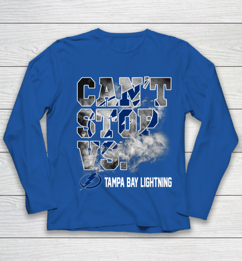 NHL Tampa Bay Lightning Hockey Can't Stop Vs Youth Long Sleeve 7