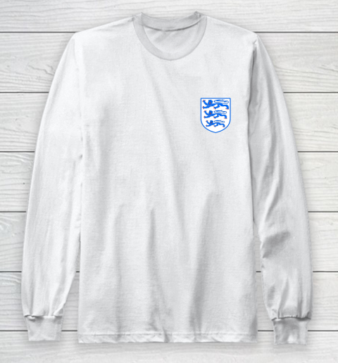 Three Lions On A Shirt European Football England Euro Long Sleeve T-Shirt