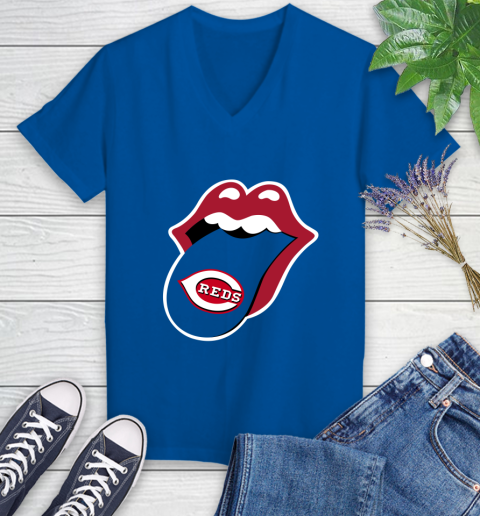 Cincinnati Reds MLB Baseball Lips I Root For My Team Adoring Fan 86