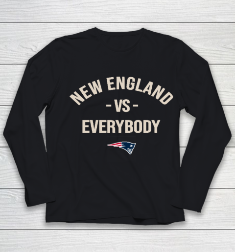 New England Patriots Vs Everybody Youth Long Sleeve