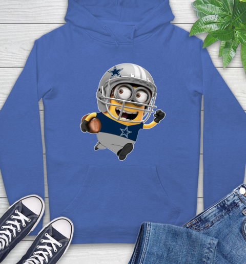 NFL Dallas Cowboys Minions Disney Football Sports Hoodie 9