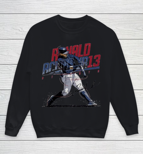 Ronald Acuna Jr 13 Youth Sweatshirt