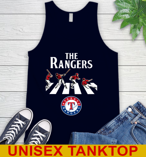 MLB Baseball Texas Rangers The Beatles Rock Band Shirt Tank Top 2