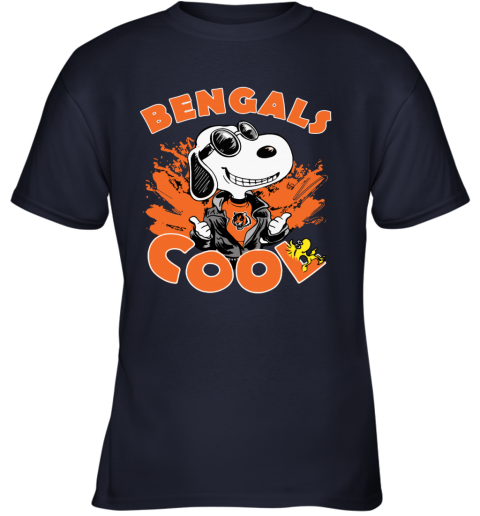 I Love Cincinnati Bengals Snoopy In My Heart NFL Youth Sweatshirt 