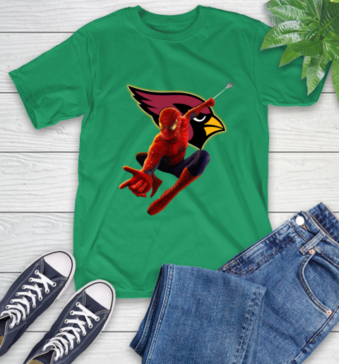NFL Spider Man Avengers Endgame Football Arizona Cardinals T-Shirt 7