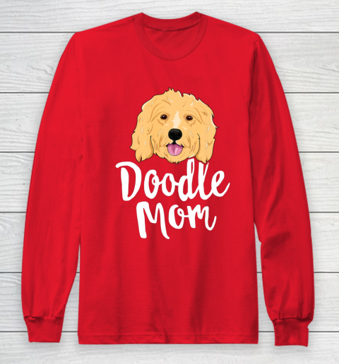 Dog Mom Shirt Doodle Mom T Shirt Women Goldendoodle Dog Puppy Mother Long Sleeve T-Shirt 7