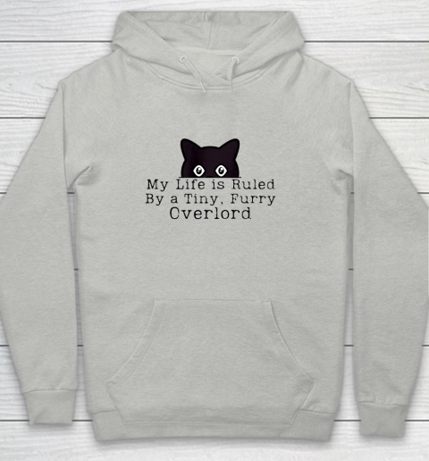 My Life is Ruled by a Tiny Furry Overlord Funny Cat Youth Hoodie