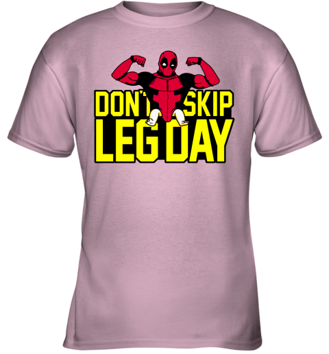 4wjx deadpool dont skip leg day workout at the gym shirts youth t shirt 26 front light pink