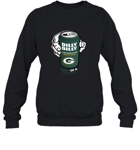 Bud Light Dilly Dilly! Green Bay Packers Birds Of A Cooler Sweatshirt