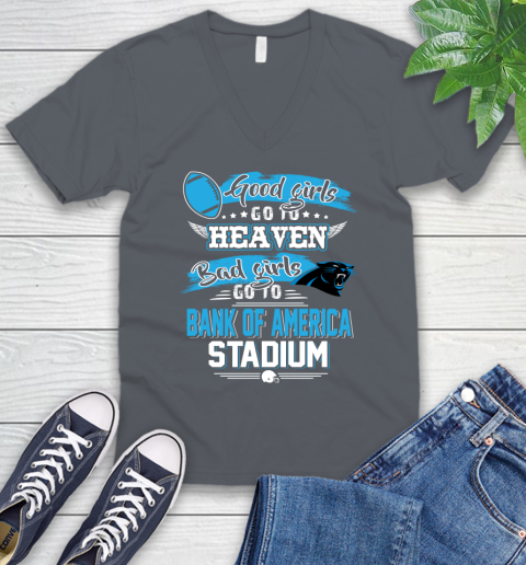 Carolina Panthers NFL Bad Girls Go To Bank of America Stadium Shirt V-Neck T-Shirt 4