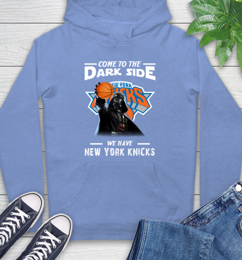NBA Come To The Dark Side We Have New York Knicks Star Wars Darth Vader Basketball Hoodie 11
