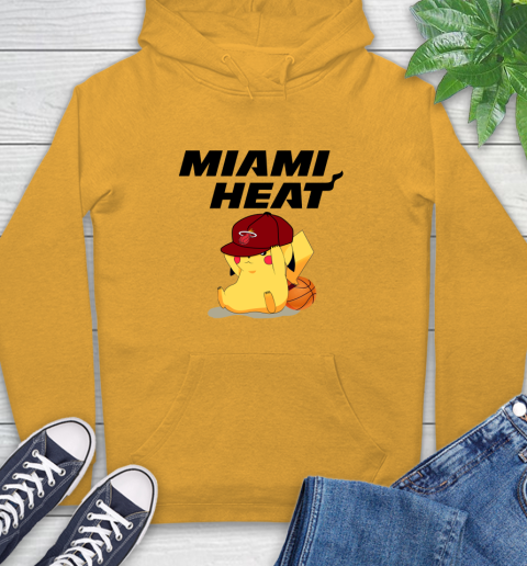 NBA Pikachu Basketball Sports Miami Heat Hoodie 3