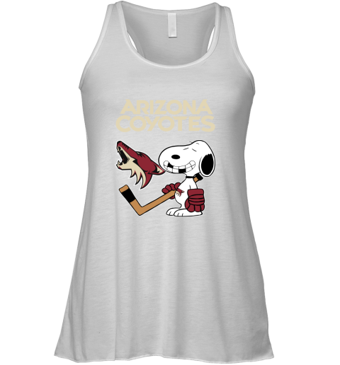 Arizona Coyotes Ice Hockey Broken Teeth Snoopy NHL Racerback Tank