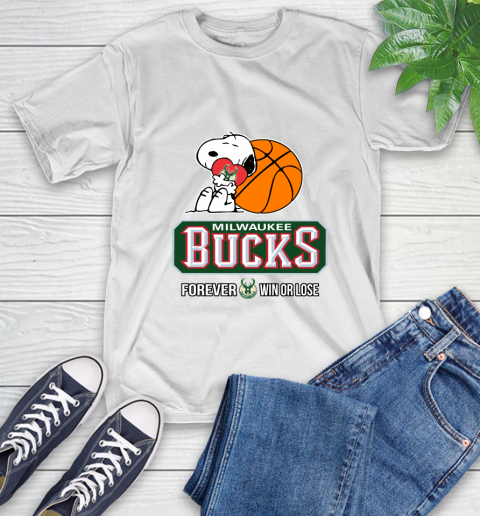 NBA The Peanuts Movie Snoopy Forever Win Or Lose Basketball Milwaukee Bucks