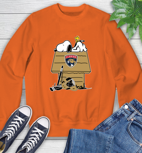 Florida Panthers NHL Hockey Snoopy Woodstock The Peanuts Movie Sweatshirt 4