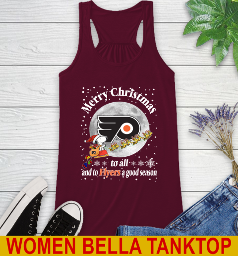 Philadelphia Flyers Merry Christmas To All And To Flyers A Good Season NHL Hockey Sports Racerback Tank 2