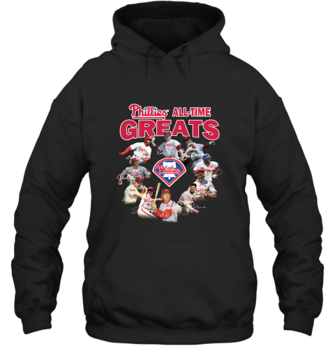 Philadelphia Phillies All Time Great Signature Shirt Hooded