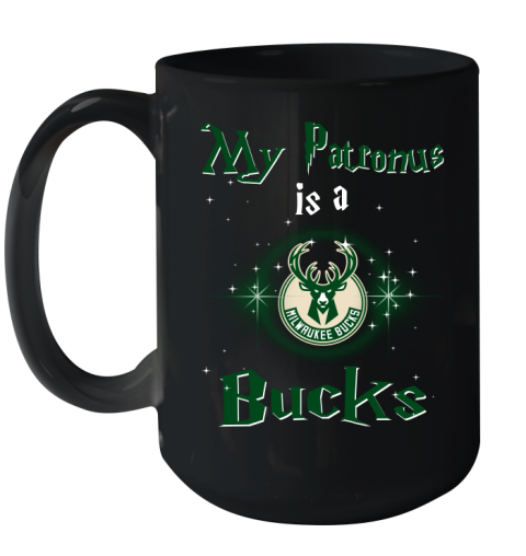 NBA Basketball Harry Potter My Patronus Is A Milwaukee Bucks Ceramic Mug 15oz