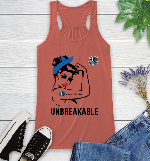 NBA Dallas Mavericks Girl Unbreakable Basketball Sports Racerback Tank 2