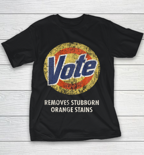 Anti Trump Vote Detergent Funny Vintage Youth T-Shirt