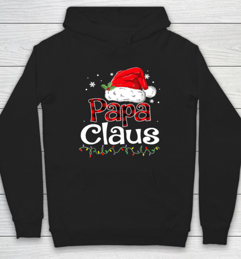 Papa Claus Santa Funny Christmas Pajama Matching Family Hoodie