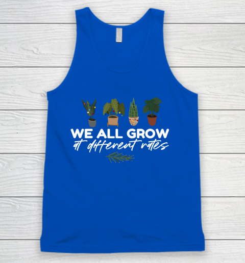 We All Grow At Different Rates, Special Education Teacher Autism Awareness Tank Top 4