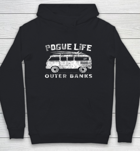 Outer Banks Pogue Life Outer Banks Surf Van OBX Fun Beach Youth Hoodie