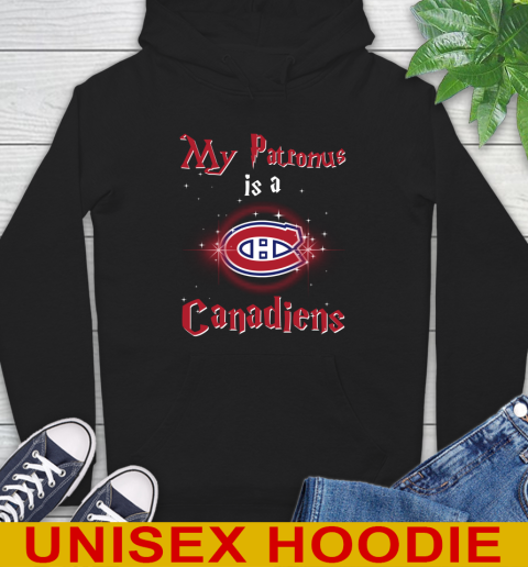NHL Hockey Harry Potter My Patronus Is A Montreal Canadiens Hoodie