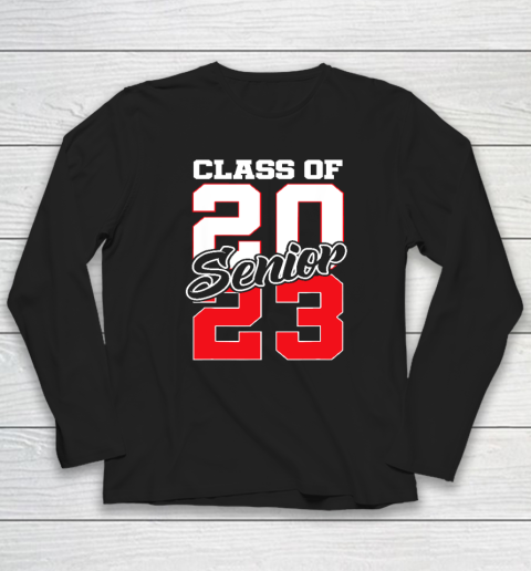 Class of 2023 Senior 23 Grad Graduation Long Sleeve T-Shirt