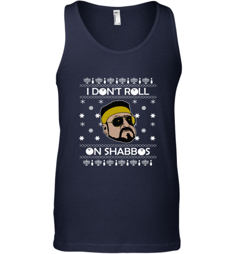 I Don'T Roll On Shabbos Lebowski Ugly Christmas Tank Top