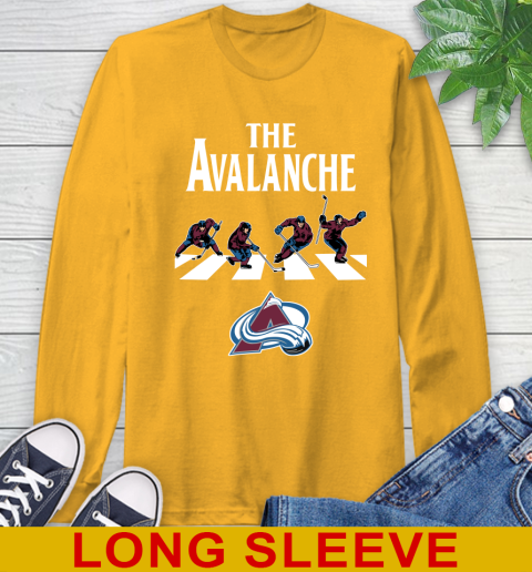 NHL Hockey Colorado Avalanche The Beatles Rock Band Shirt Long Sleeve T-Shirt 2