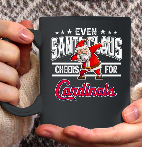 St.Louis Cardinals Even Santa Claus Cheers For Christmas MLB Ceramic Mug 11oz