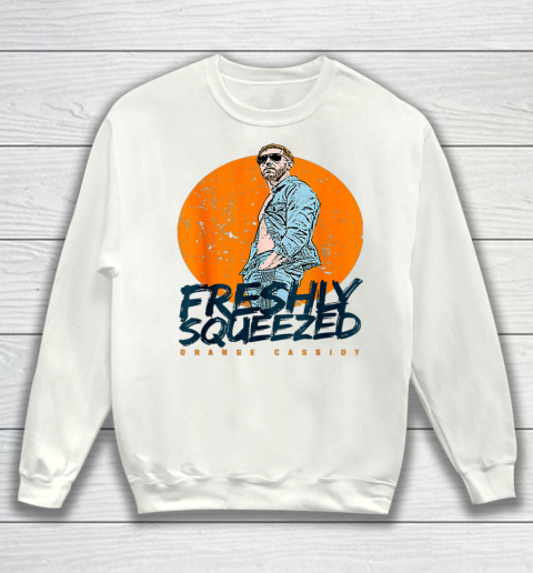 Wrestling Freshly Squeezed Orange Cassidy AEW Wrestler Sweatshirt