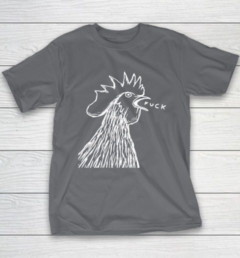 Funny Chicken Rooster Saying FUCK Youth T-Shirt 5