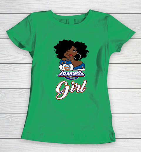 New York Islanders Girl NHL Women's T-Shirt 7