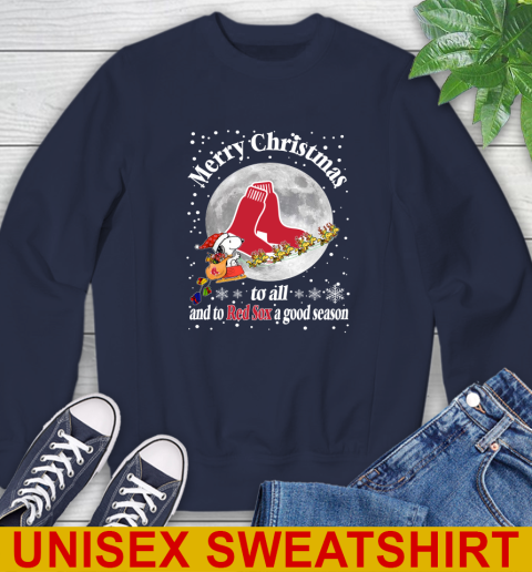 Boston Red Sox Merry Christmas To All And To Red Sox A Good Season MLB Baseball Sports Sweatshirt 2