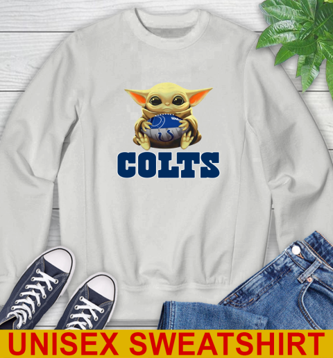 NFL Football Indianapolis Colts Baby Yoda Star Wars Shirt Sweatshirt 6 NFL Football Indianapolis Colts Baby Yoda Star Wars Shirt Sweatshirt - Image 6