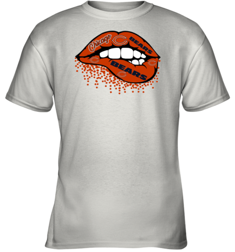 Chicago Bears Inspired Lips Youth T-Shirt