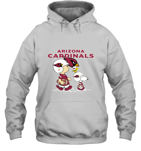 Arizona Cardinals Let's Play Football Together Snoopy NFL Hoodie