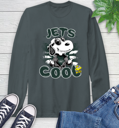 NFL Football New York Jets Cool Snoopy Shirt Long Sleeve T-Shirt 7