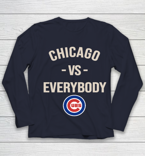 Chicago Cubs Vs Everybody Youth Long Sleeve 2