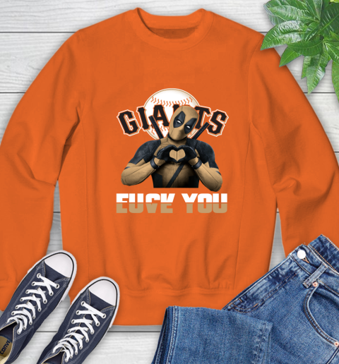 MLB San Francisco Giants Deadpool Love You Fuck You Baseball Sports Sweatshirt 4 MLB San Francisco Giants Deadpool Love You Fuck You Baseball Sports Sweatshirt - Image 4