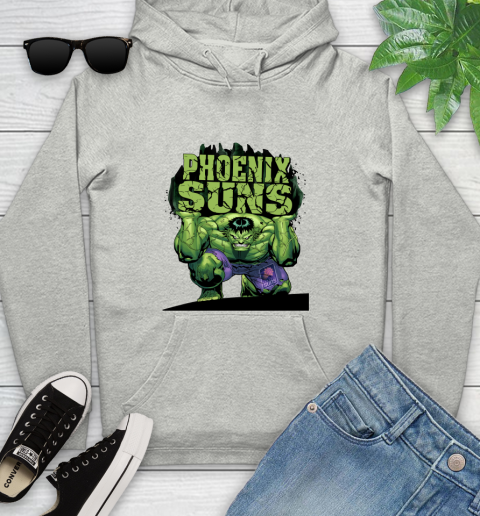 Phoenix Suns NBA Basketball Incredible Hulk Marvel Avengers Sports Youth Hoodie