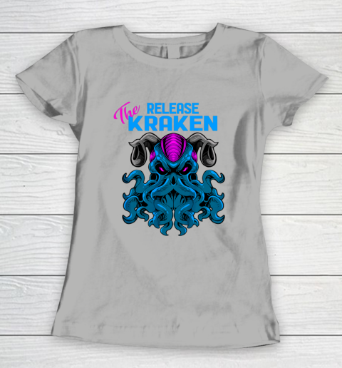 Kraken Sea Monster Vintage Release the Kraken Giant Kraken Women's T-Shirt 8