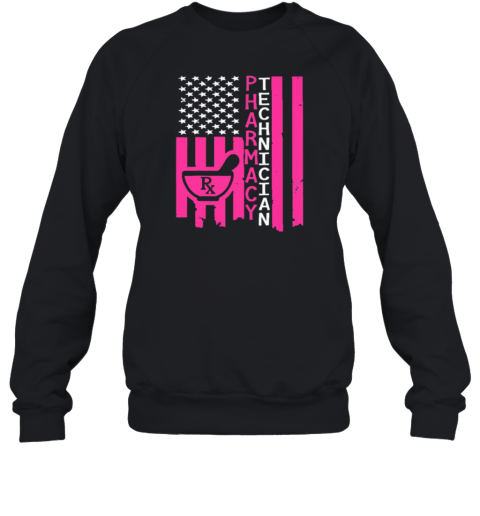 Pharmacy Technician Flag Sweatshirt