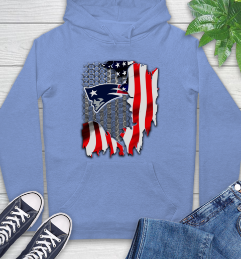 New England Patriots NFL Football American Flag Hoodie 11