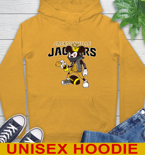 Jacksonville Jaguars NFL Football Mickey Peace Sign Sports Hoodie 3