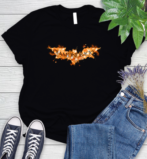 MLB Arizona Diamondbacks Batman Logo DC Baseball Sports Shirt Women's T-Shirt