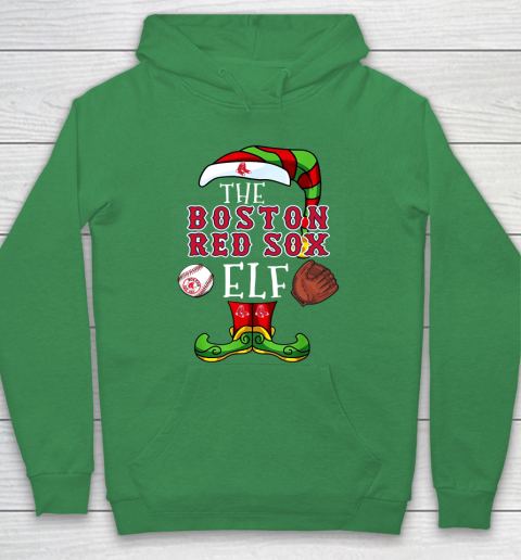 Green red sox hoodie top
